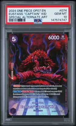 2024 ONE PIECE 500 YEARS IN THE FUTURE SPECIAL AA EUSTASS "CAPTAIN" KID PSA 10 - Image 1