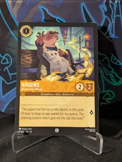 Higgins - Undercover Officer 5/204 Whispers In The Well Disney Lorcana Non Foil - Image 1