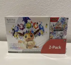Costco Pokemon Prismatic Evolutions 2-Pack Trainer Box and Booster Bundle Sealed - Image 1