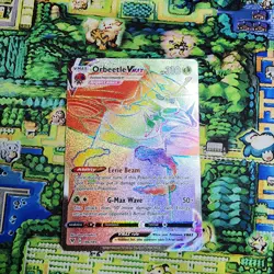 Orbeetle VMAX 186/185 Secret Rare Holo Pokemon SWSH04: Vivid Voltage Mint - Image 1