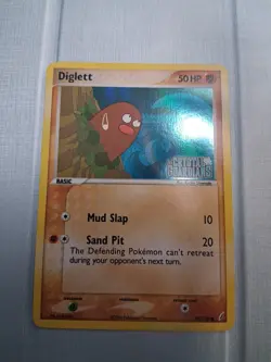 Pokemon Diglett Crystal Guardians 50/100 Common Reverse Holo NM Fast Ship. - Image 1