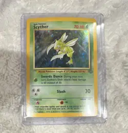 Pokemon Scyther 70 HP Jungle 10/64 Rare Holo Basic Unlimited 1999 Wizards - Image 1