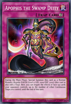 Yugioh! Mega Tins 2025 PREORDER 3x UR Apophis the Swamp Deity - Image 1