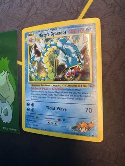 Pokemon Misty's Gyarados 13/132 Gym Challenge Holo Rare 087🔥LP MP +🔥 - Image 3