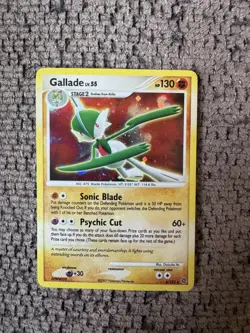2007 Pokemon D&P Secret Wonders 6/132 Gallade Holo Rare Near Mint card Vintage - Image 1