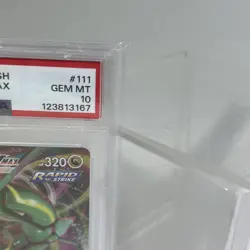 Rayquaza VMAX #111/203 PSA 10 Evolving Skies SWSH Pokemon TCG Full Art Holo #ML - Image 4