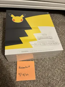 Pokemon TCG Celebrations Pokemon Center Elite Trainer Box ETB Sealed - Image 1