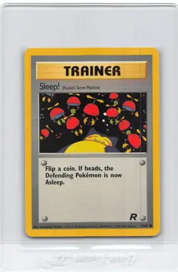 SLEEP! 79/82 - COMMON - Team Rocket - Vintage WOTC Pokemon Card - unlimited - NM - Image 1