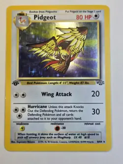 Pidgeot [Holo] Pokemon Jungle #8/64 [1st Edition] - Image 1