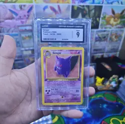 Pokemon Gengar Fossil 1st Edition NON Holo Rare #20 CGC 9 Mint - Image 2
