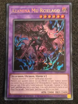 Yugioh Azamina Mu Rcielago 25LP-EN011 2025 Secret Rare Limited Edition MINT - Image 1
