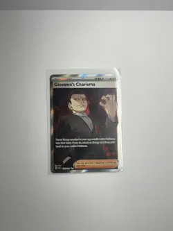 Pokemon TCG Giovanni's Charisma Full Art Trainer Ultra Rare Card 197/165 151 - Image 1