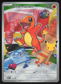 Charmander - 038 038 Holo Promo ME: Mega Evolution Promo Pokemon Near Mint - Image 1