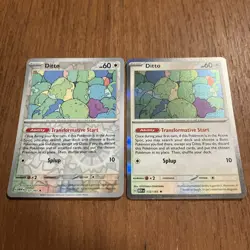 Ditto Reverse Holo NM & Holo 132/165 Scarlet & Violet 151 Pokemon Card - Image 1