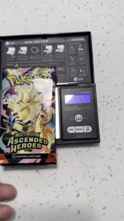 HEAVY Pokemon Ascended Heroes Booster Pack 22.64g - Image 2