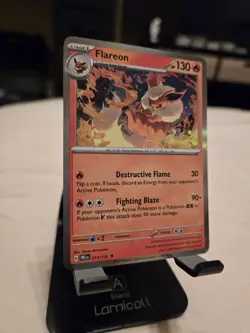 Pokemon- Illustration Rare/ Full Art Holo 2 Card Lot Raichu V FA And Flareon! - Image 3