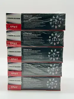 Lot of (5) Pokemon TCG Prismatic Evolutions 2-Pack Surprise Box + Booster Bundle - Image 5