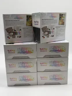 Lot of (8) Pokemon TCG Prismatic Evolutions Elite Trainer Boxes SEALED ETB - Image 2