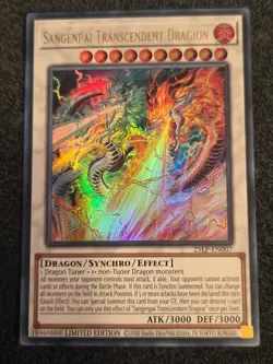 Sangenpai Transcendent Dragion 25LP-EN007 [UR] Ultra [No Logo] Yugioh NM - Image 1