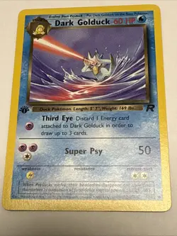 Pokemon TCG - DARK GOLDUCK - 1ST EDITION - 37/82 - TEAM ROCKET (2000) - LP - Image 1