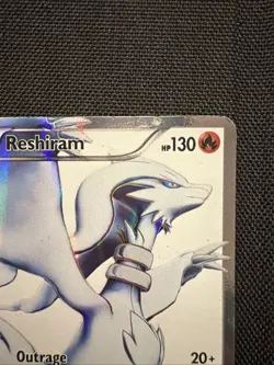 Reshiram Full Art Holo 113/114, Black & White 2011 - Ultra Rare Pokemon Card, LP - Image 2