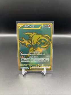 Pokemon TCG Chi-Yu EX 241/091 Sv: Paldean Fates Hyper Rare Holo Card - Image 1