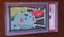 1999 Gemplus Ninitendo POKEMON Snap Smart Card Blockbuster Video BULBASAUR PSA 9 - Image 1