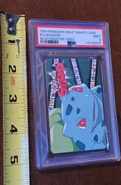 1999 Gemplus Ninitendo POKEMON Snap Smart Card Blockbuster Video BULBASAUR PSA 9 - Image 4