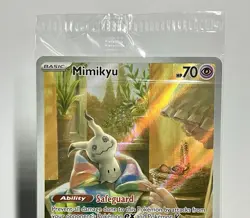 Mimikyu SVP075 •SEALED• IR Full Art Scarlet & Violet: Black Star Promo 2024 - Image 3