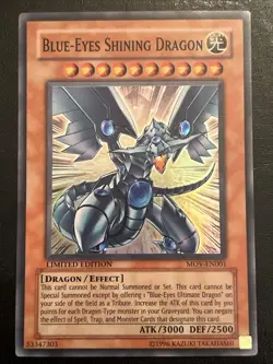 Yu-Gi-Oh TCG Blue Eyes Shining Dragon MOV EN001 NM - Image 1