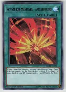 Yu-Gi-Oh! 1st Ed Sky Striker Maneuver - Afterburners! Battles of Legend: Hero's - Image 1