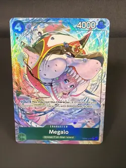 2026 One Piece The Azure Sea's Seven Megalo Alternate Art #EB04-018 - Image 1
