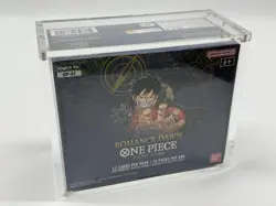 One Piece TCG OP-01 Romance Dawn White Bottom Booster Box SEALED w/Acrylic - Image 1