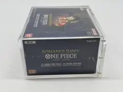 One Piece TCG OP-01 Romance Dawn White Bottom Booster Box SEALED w/Acrylic - Image 4