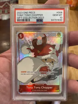 2023 One Piece Tony Tony Chopper #006 Gift Collection Psa10 - Image 1