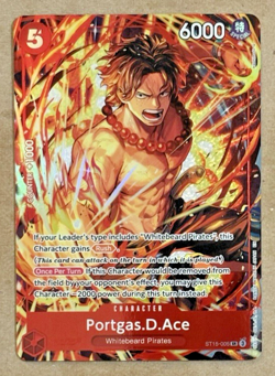Portgas.D.Ace (Illustration Box Vol.5) Promo Foil ST15-005 One Piece CCG - Image 2