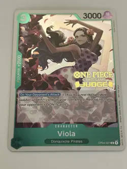 Viola (Judge Pack Vol. 4) OP04-021 One Piece Promotion Cards Foil - Image 1
