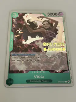 Viola (Judge Pack Vol. 4) OP04-021 One Piece Promotion Cards Foil - Image 2