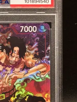 One Piece 2023 Portgas.D.Ace OP02-013 Paramount War Alt Art SR ENG PSA 10 - Image 4