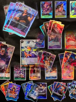 One Piece TCG SR Holo 53 CARD LOT ENGLISH - Image 1