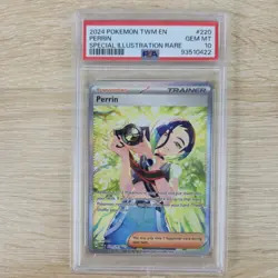 PSA 10 Perrin 220/167 Special Illustration Rare Twilight Masquerade Pokemon Card - Image 1