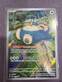 Pokemon Card Snorlax SVP EN051 Scarlet & Violet 151 Black Star Promo - Image 1