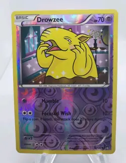 Drowzee 50/122 BREAKpoint Reverse Holo Pokemon Card NM - Image 1