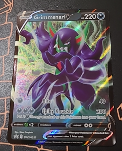 Grimmsnarl V SWSH057 NM Ultra Rare Pokemon Card Promo - Image 1