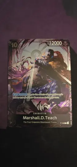 Marshall.D.Teach P-100 Event Pack Vol.8 One Piece Card Game English Promotion - Image 1
