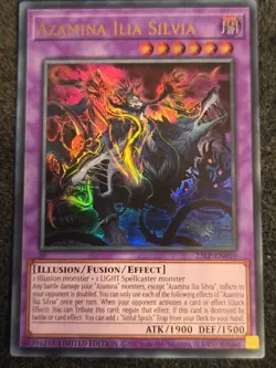 Yugioh! Azamina Ilia Silvera Ultra 25LP-EN010 PACK WORLD CHAMPIONSHIP - Image 1