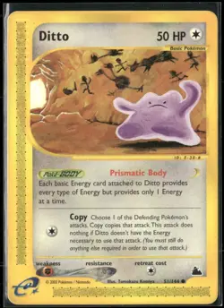 Ditto 51/144 Skyridge Pokemon English Card (HP) - Image 1