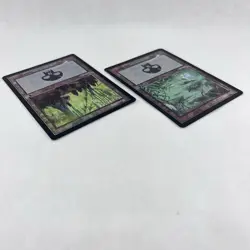 MTG Foil X2 Swamp Odyssey Magic The Gathering TCG Cards #339 & 340 - Image 4