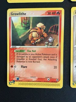 Lot Of 6 eReader Pokemon Cards 2003 Growlithe, Marill, Lotad, Seedot & More - NM - Image 5