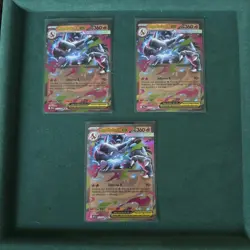 Pokemon Mega Charizard X ex 013/094 (3 Cards) Double Rare Phantasmal Flames - Image 1